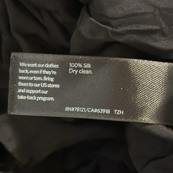 Eileen Fisher Crushed Silk Tiered Dress Black Sleeveless Midi Lagenlook-XL - Picture 9 of 9